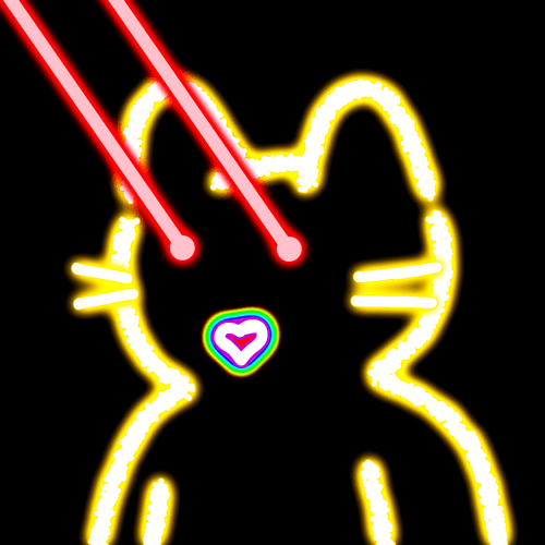 Neon Cat #69