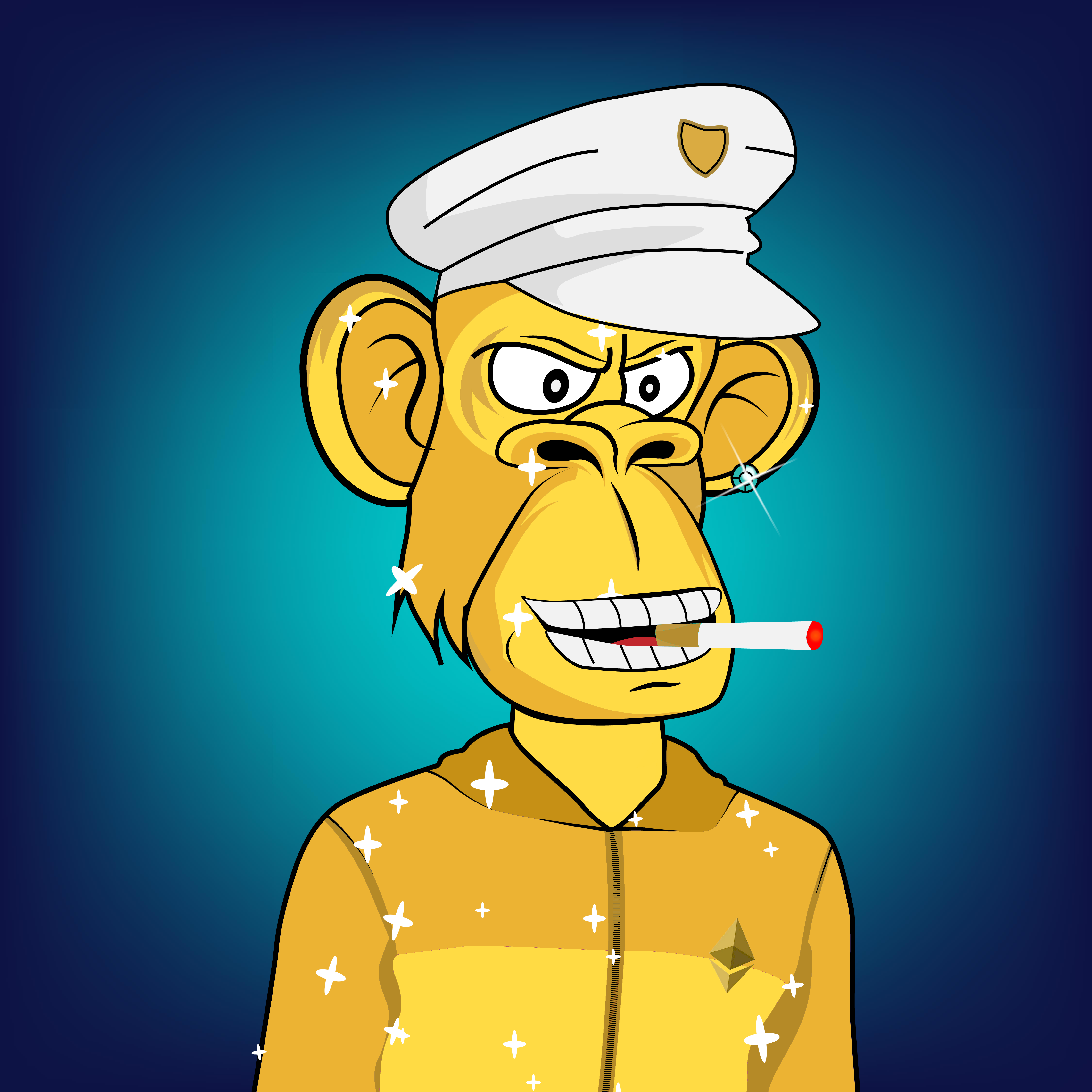 Angry Ape Smoking #400