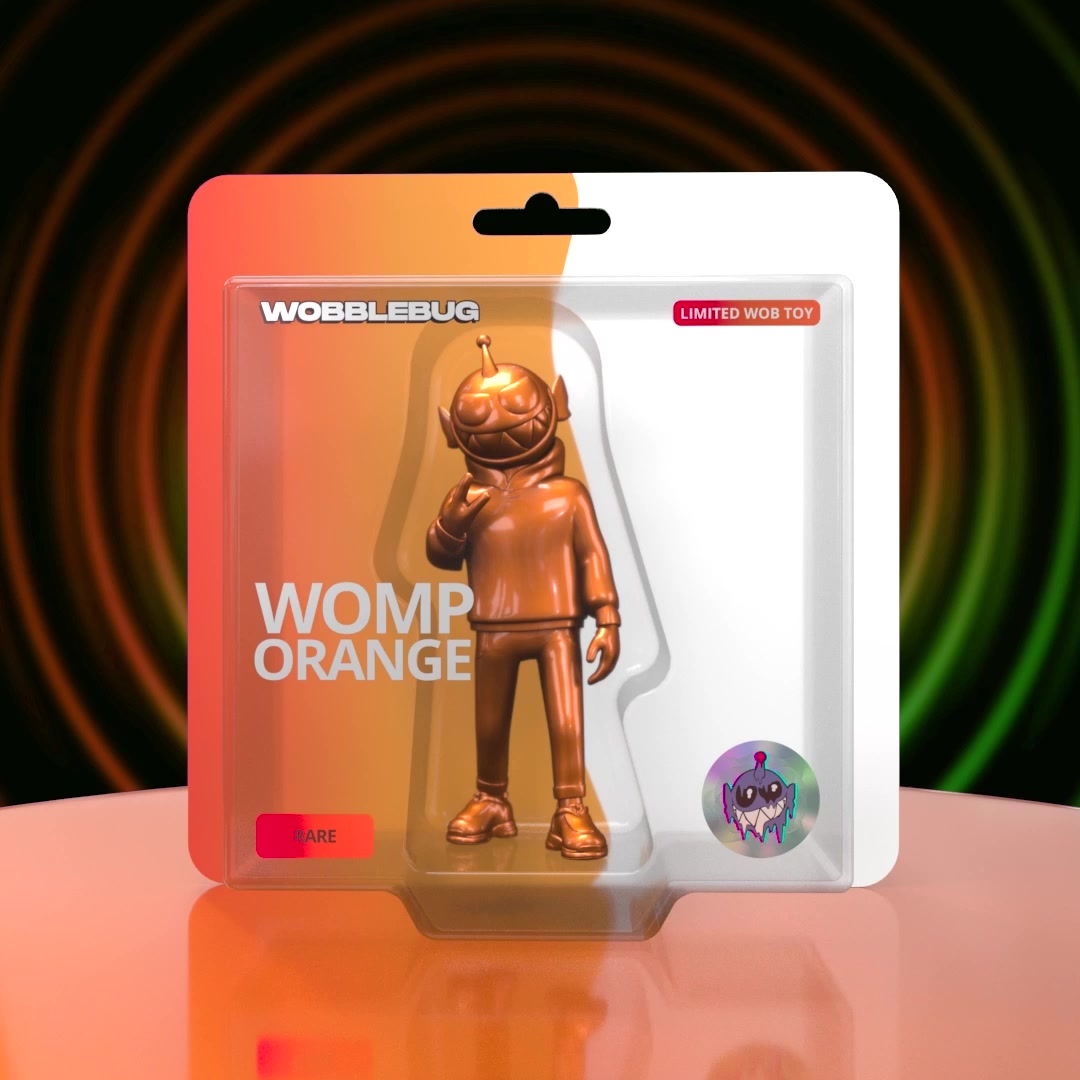 Womp Orange | Official Wobblebug™️ Toys