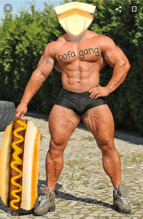 Bofa Gang Strongman with Hot Dog, 2021