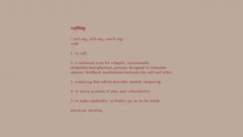 "-sɒft-ing, soft-ing, sawft-ing-" By Inner Course