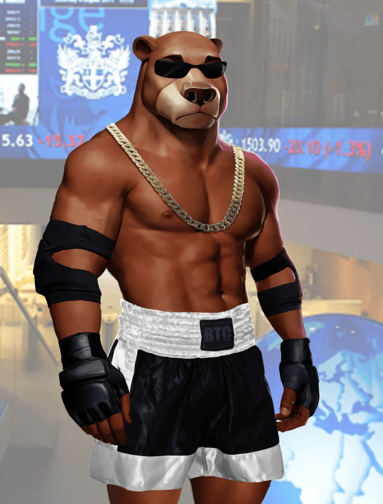 Wall Street Avatar Fighter Bear #125