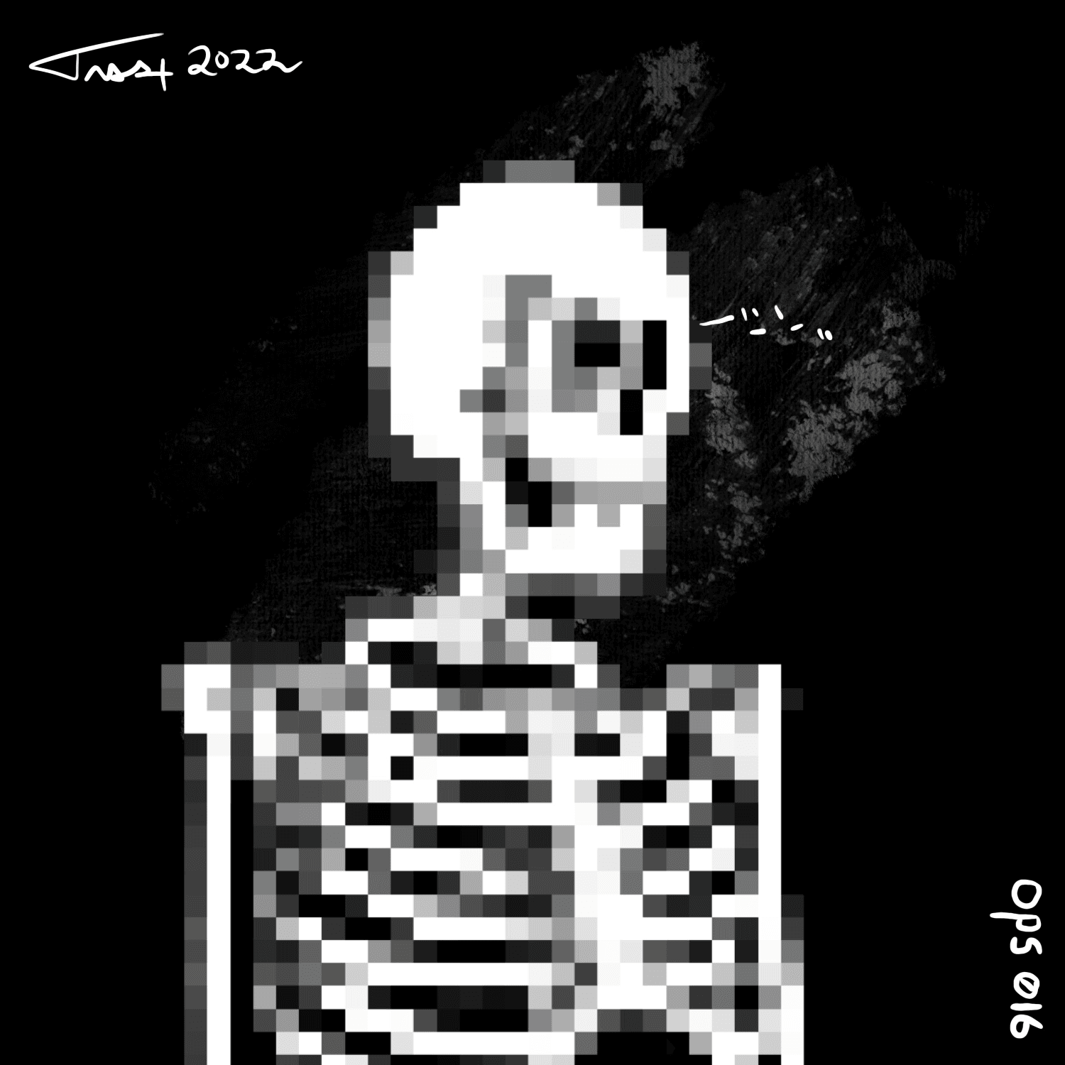Obligatory Pixel Skeleton 16