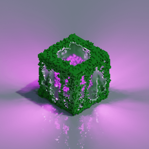 VoxCube gamma Purple-Green