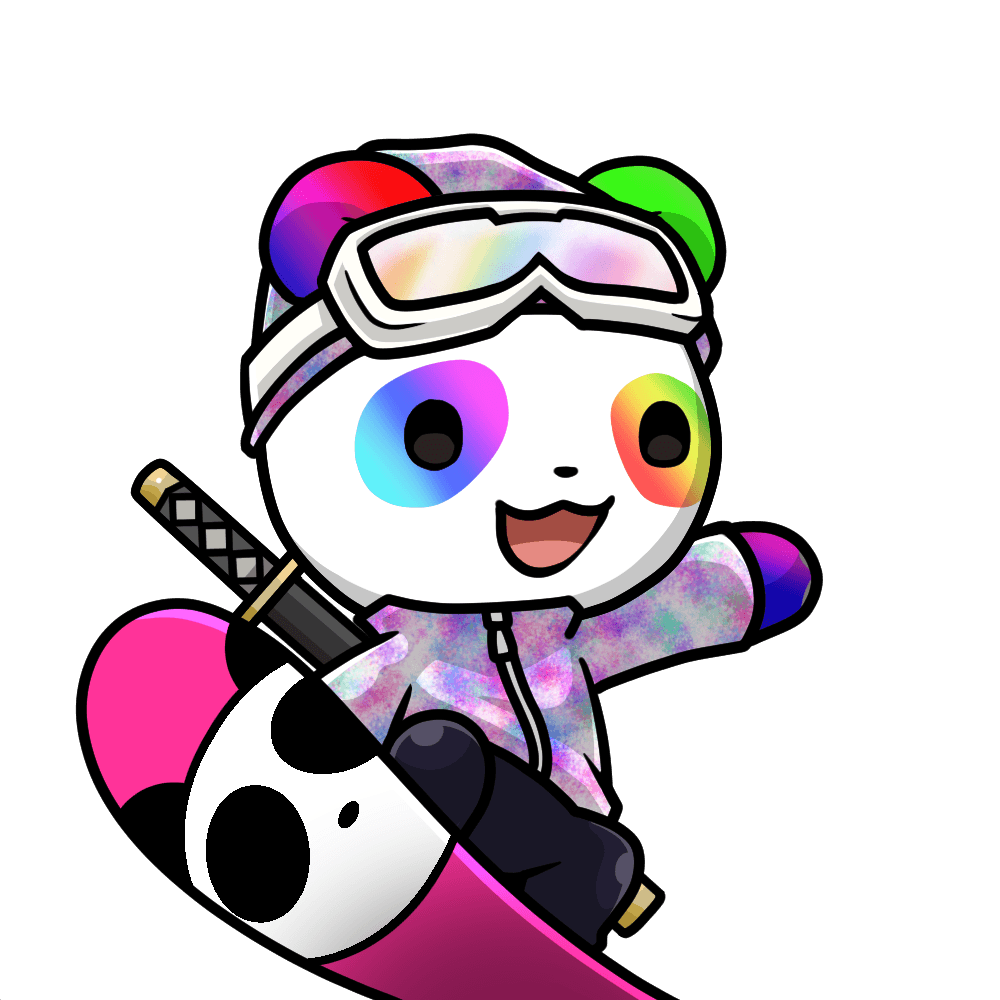 Leelee-Snow boarder-Rainbow #01621