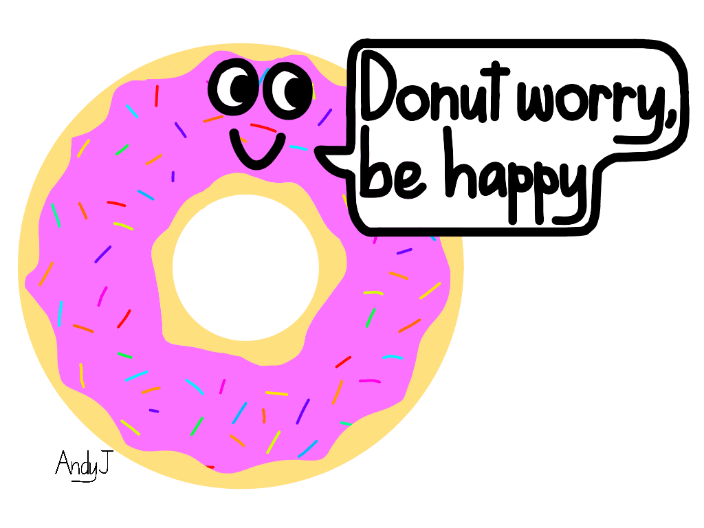 Donut worry be happy