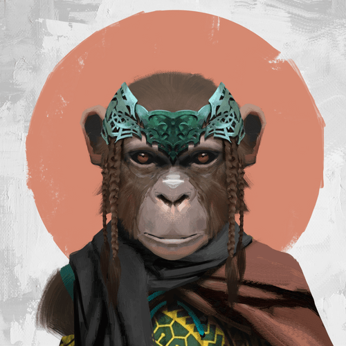 Angry Ape Army Valkyrie #0836