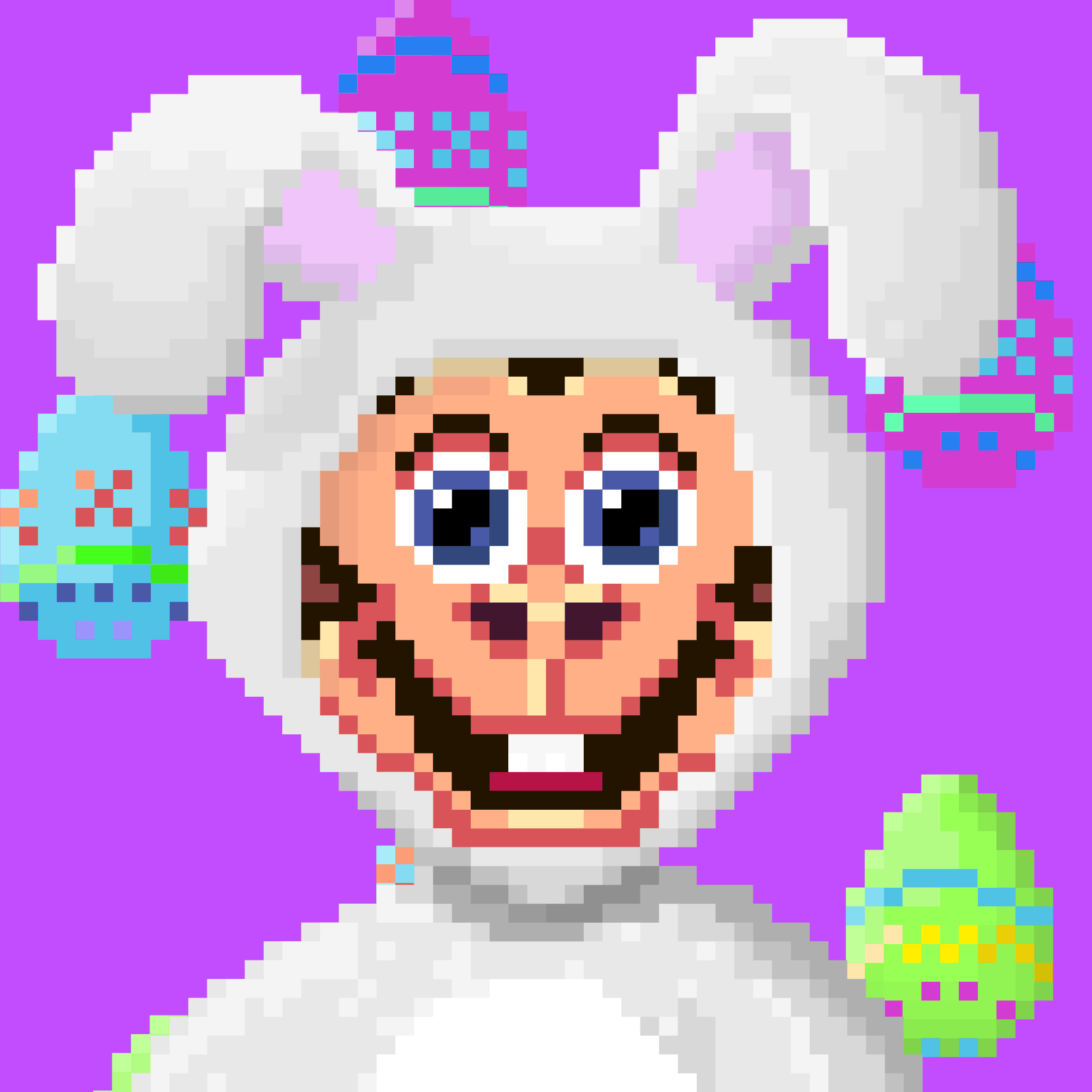 Pixel Ape #83 - Baby Caesar Bunny