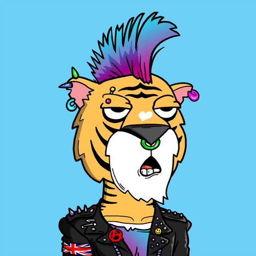 Grouchy Tiger Social Club #7617
