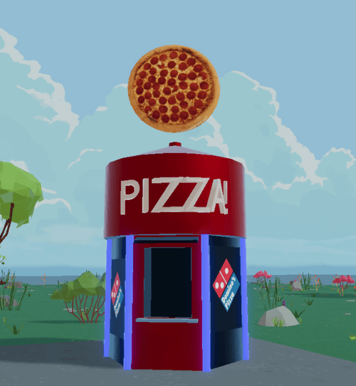 Dominos Metaverse Pizza Kiosk