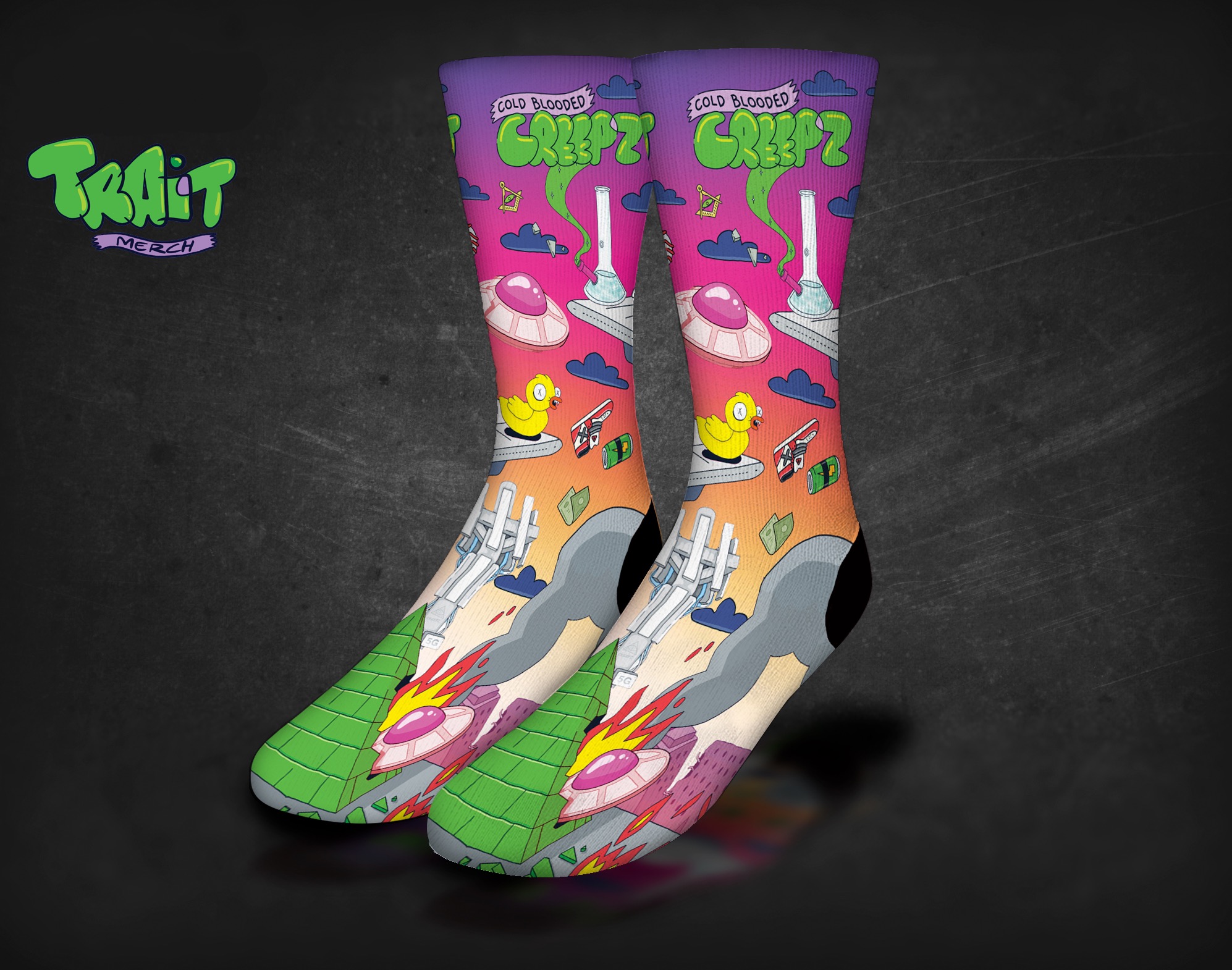 Cold Blooded Creeps Socks 