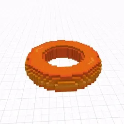 Inflatable Pool Ring | Orange