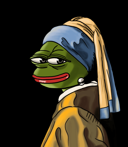 Pepe with a Pearl Earring
