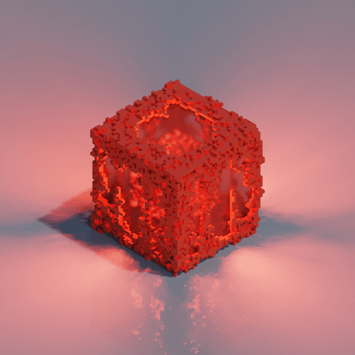 VoxCube gamma Red-Red