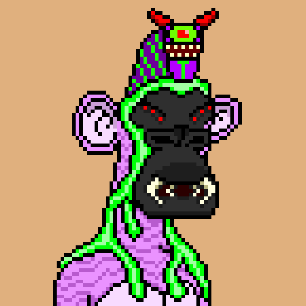 Mutant Pixel Ape #27