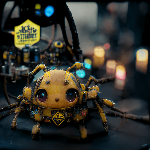 yellow spider
