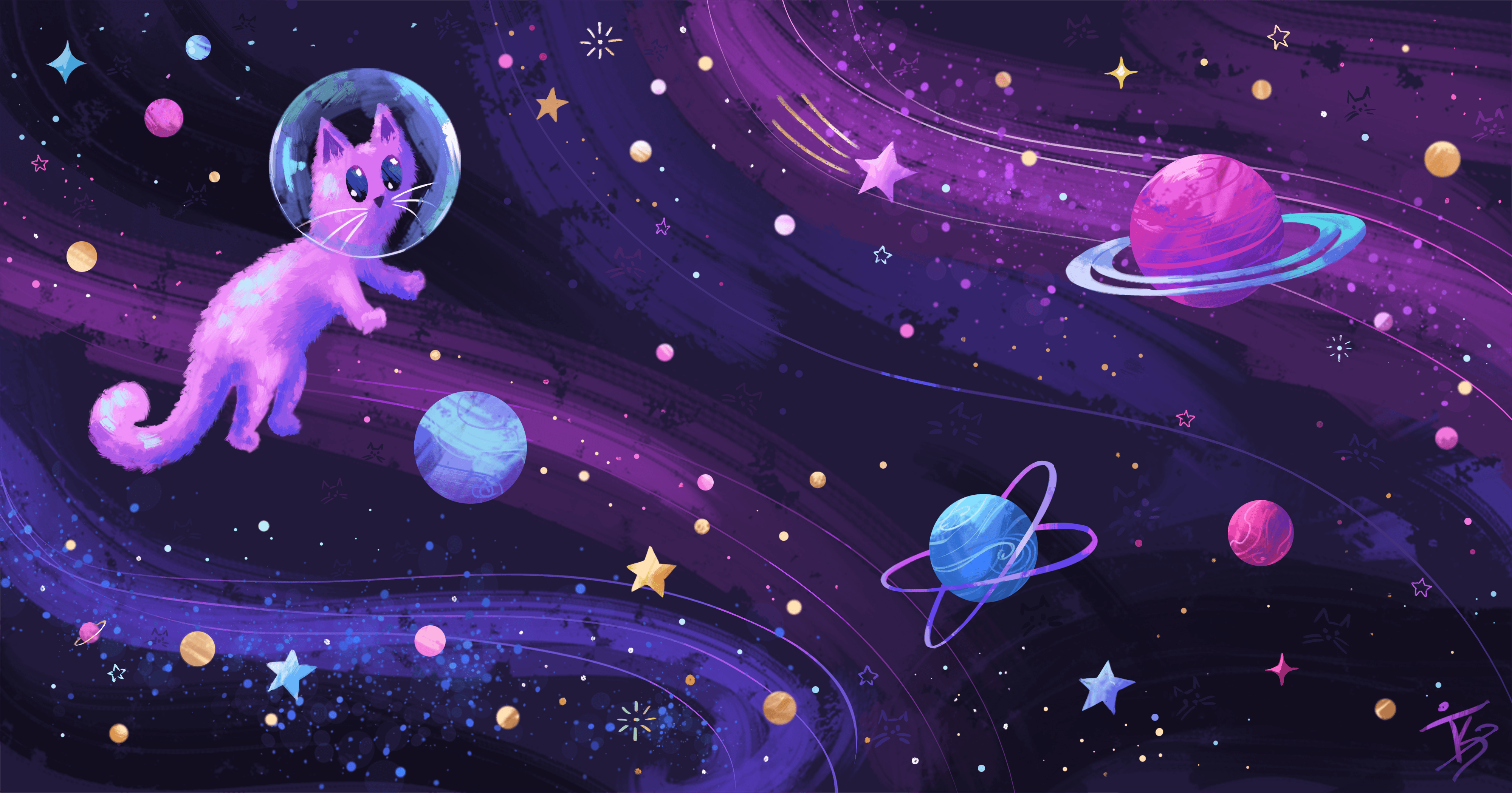 Celestial Catstronaut