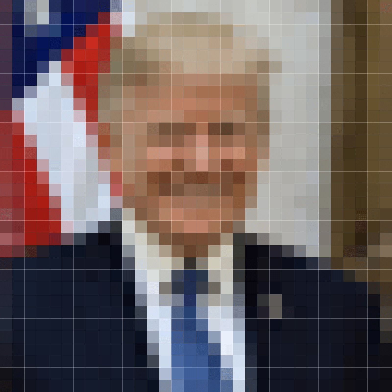 Donald Trump - Pixelated Presidents of the United State of America ...