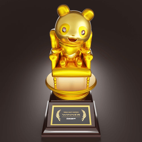 3D LEELEE Items-Trophy01-World