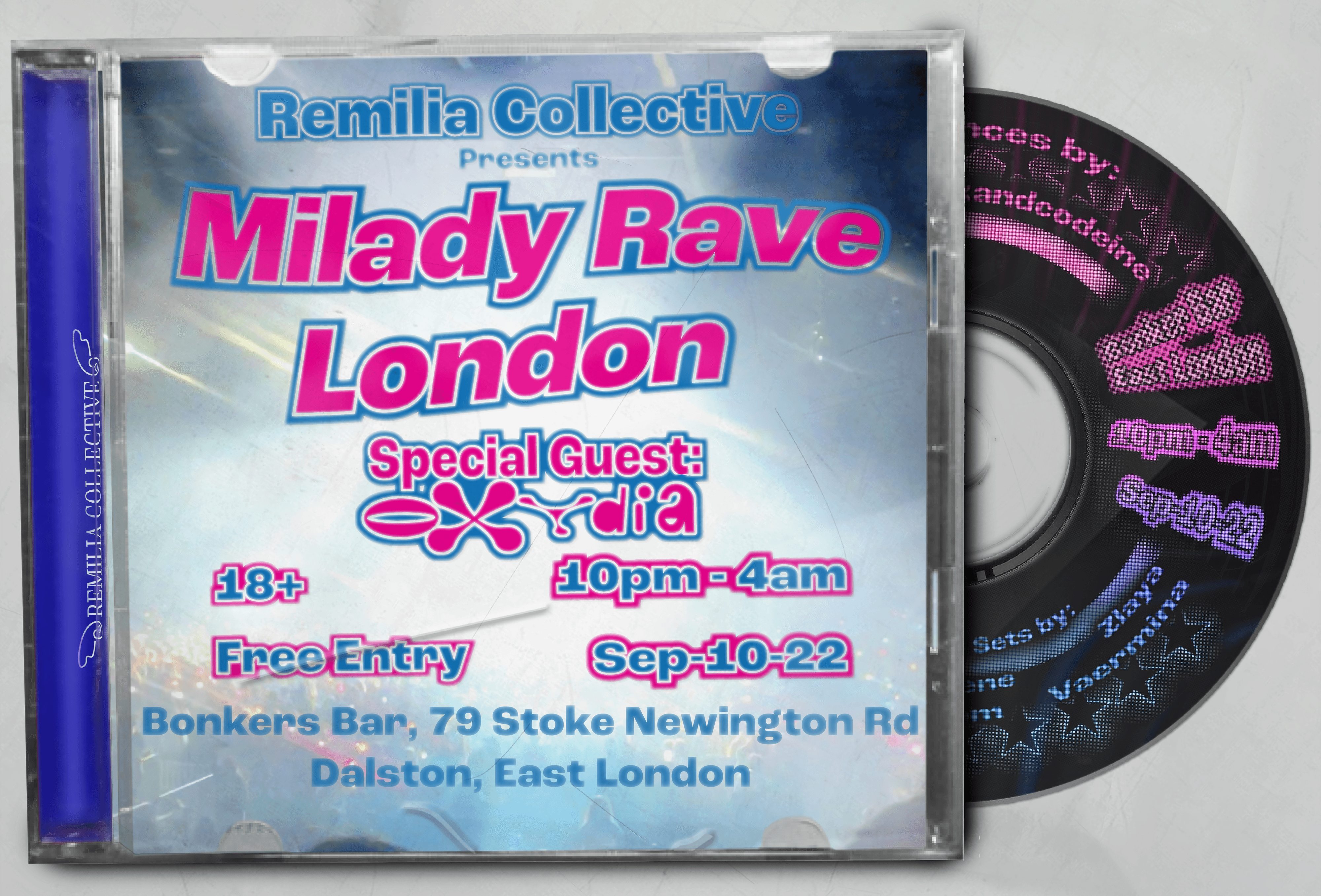 Milady Rave London 1 Poster