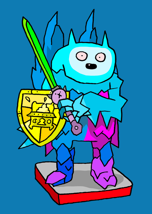 WINGED RAT MADE OF ICE