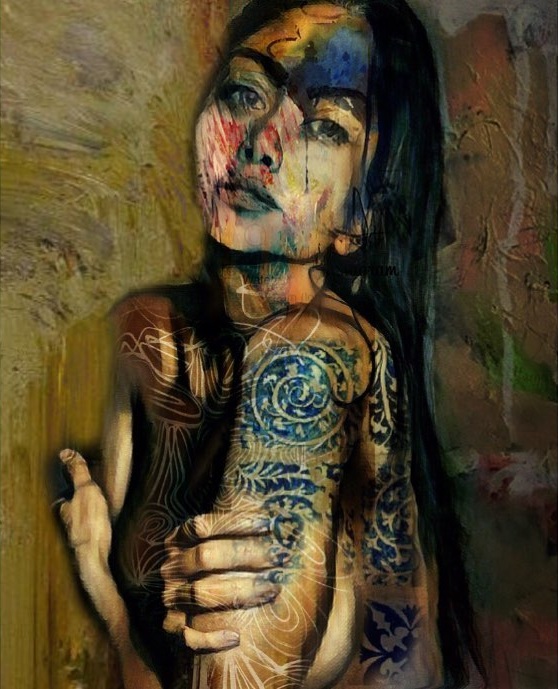 Blue tattoo #1