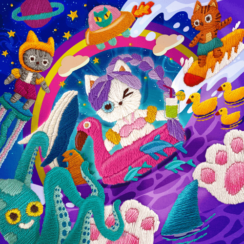 COTTON CANDY CAT-Story