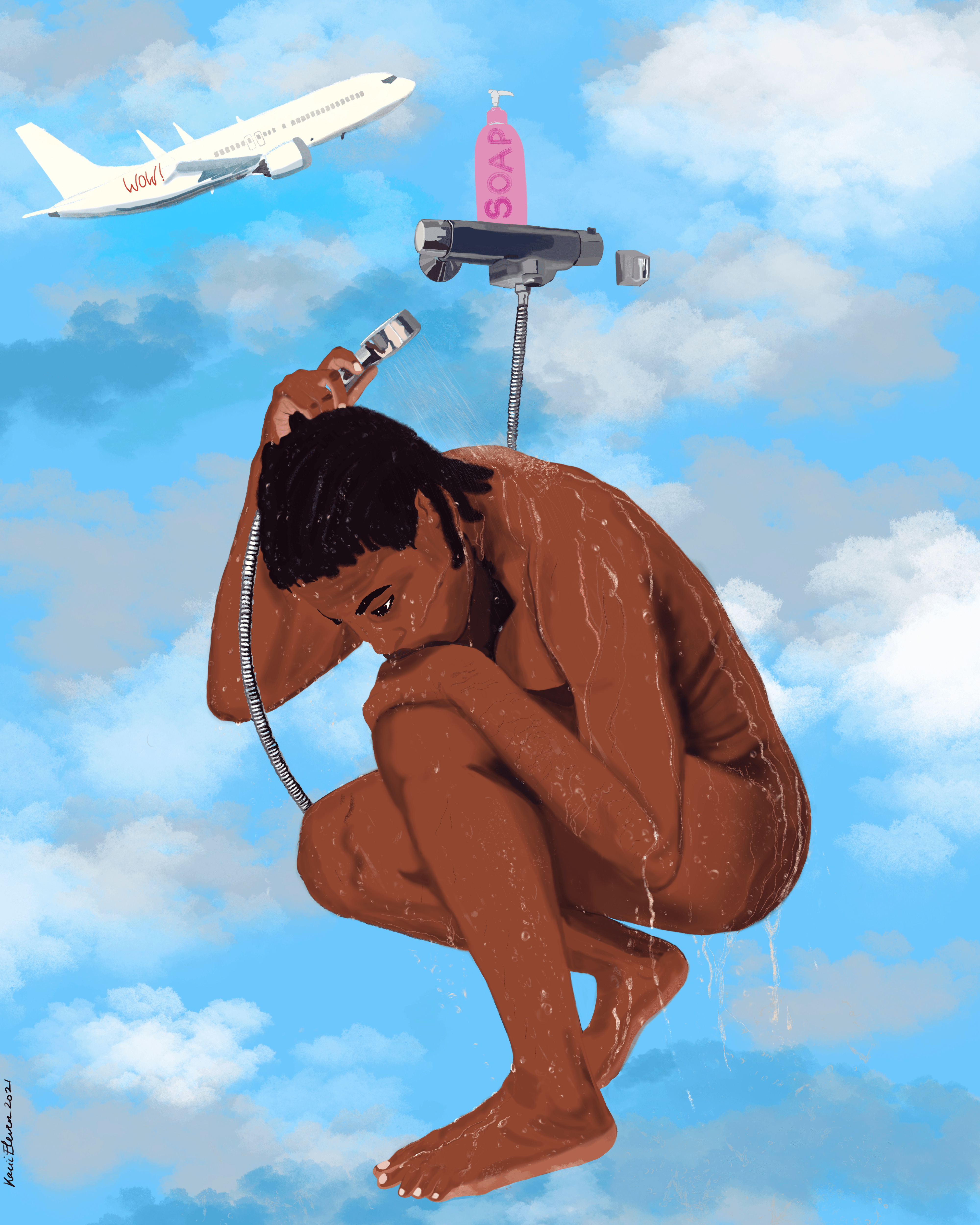 A Shower in the Sky