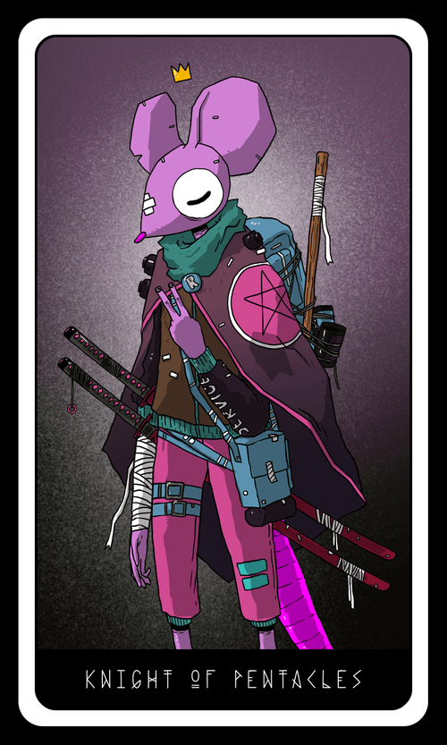 Rosko Sees the Future: Knight of Pentacles - Color Variant 03