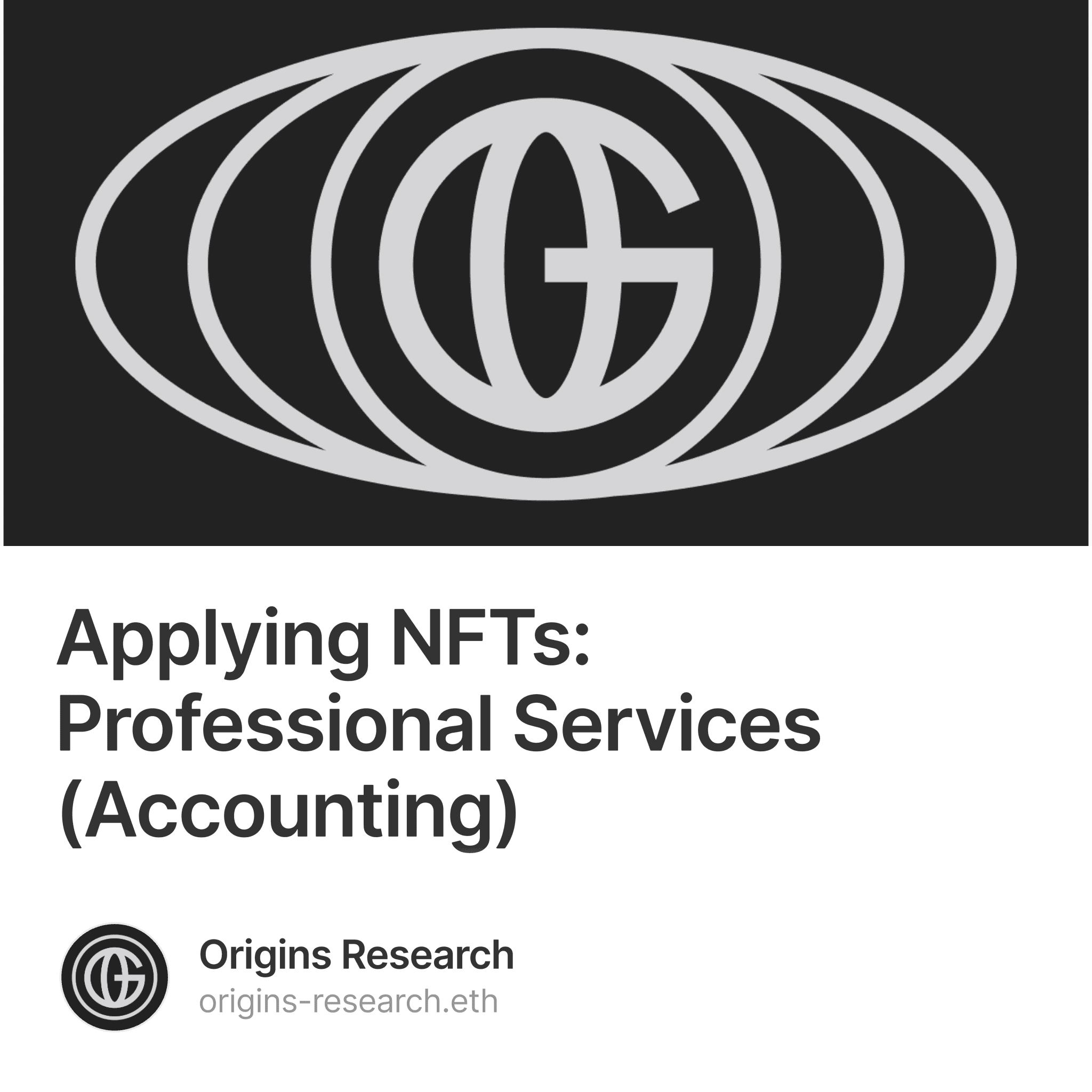 Applying NFTs: Professional Services (Accounting) 6/500