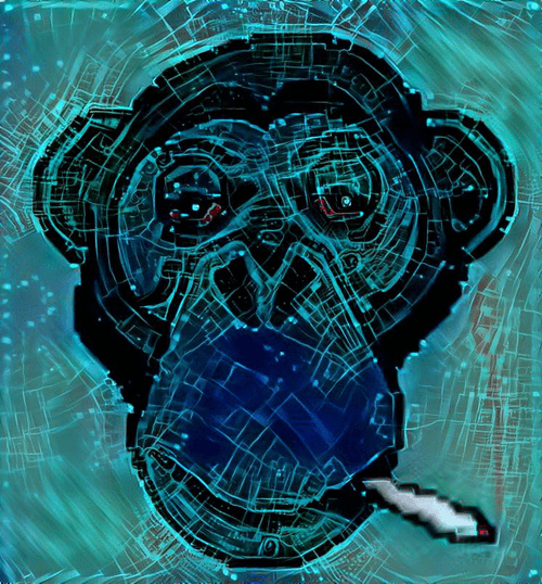Cyborg Rasta Monkas