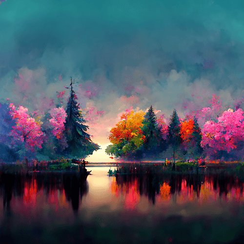 Dreamy forest