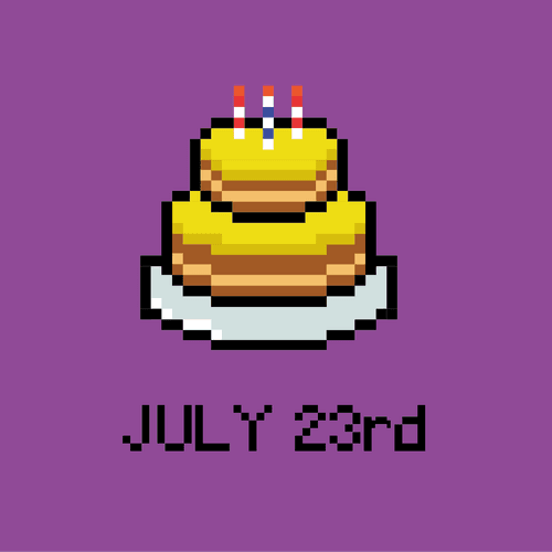 CryptoBirthdayCake #205 July 23rd