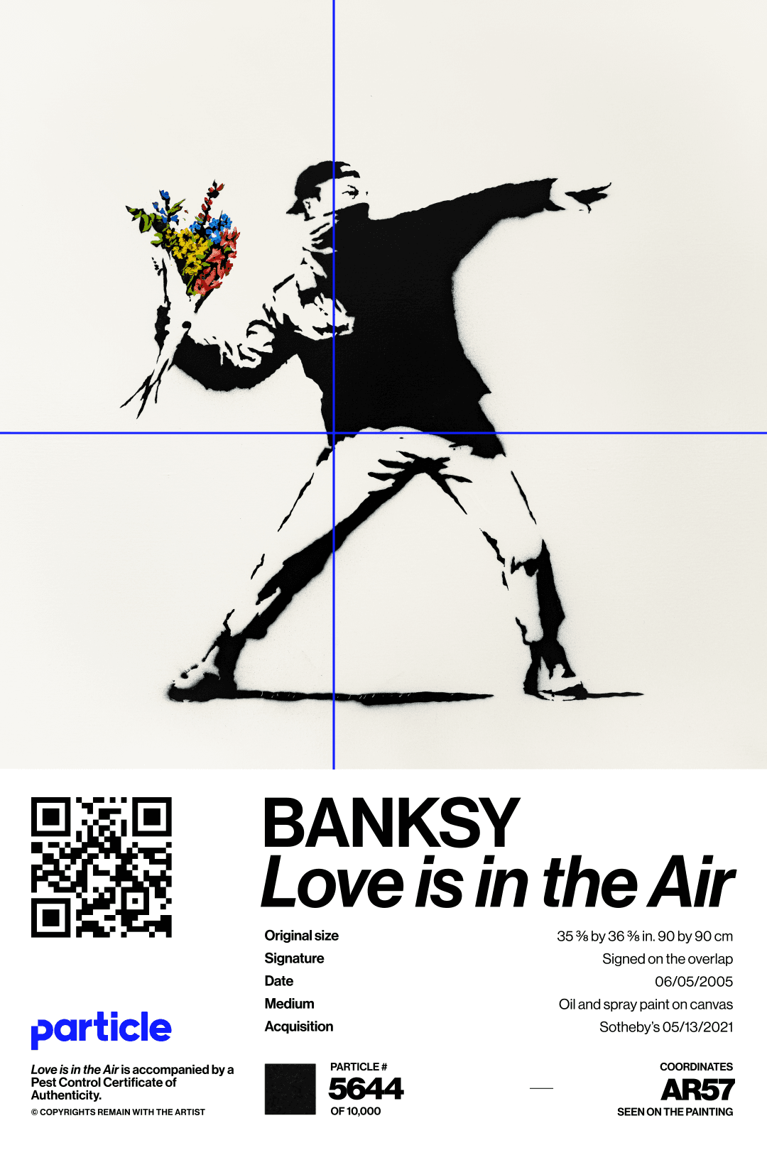 Banksy | Love Is In The Air #5644