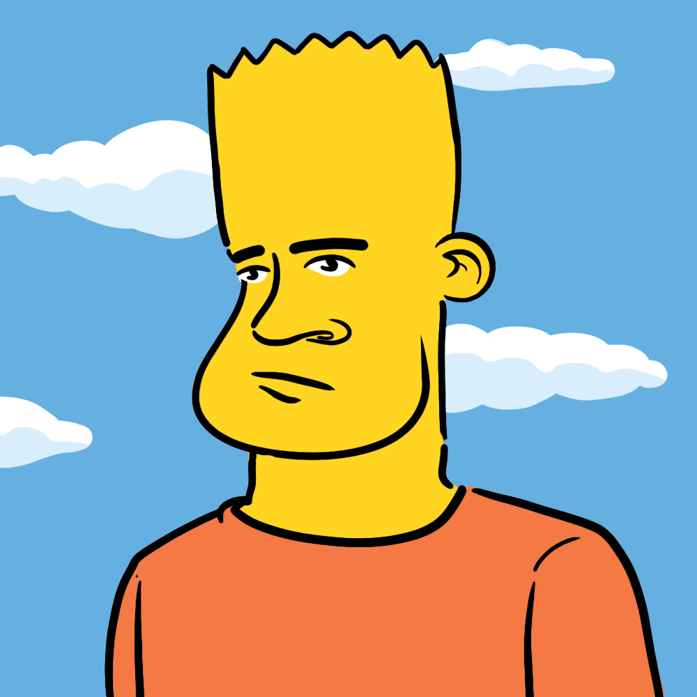 Sad Bart Simpson 