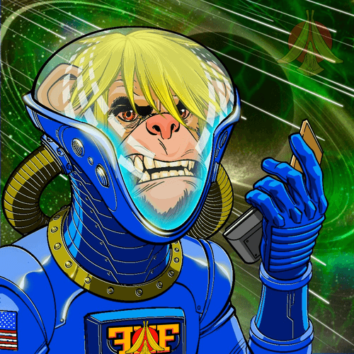 Funky Monkey Space Force #128