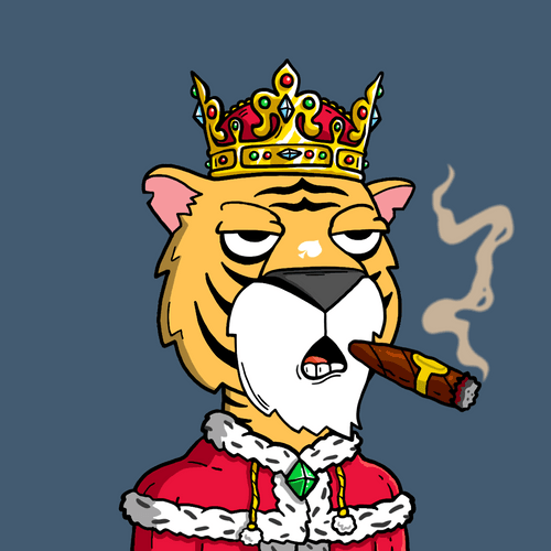 Grouchy Tiger Social Club #6604