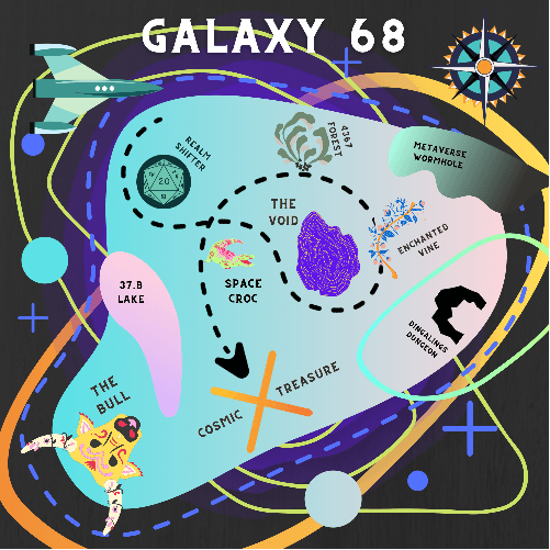 GALAXY 68 Treasure Map