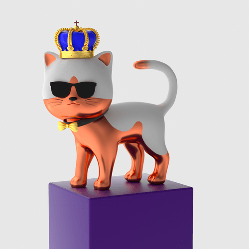 3D Meow Cat #97