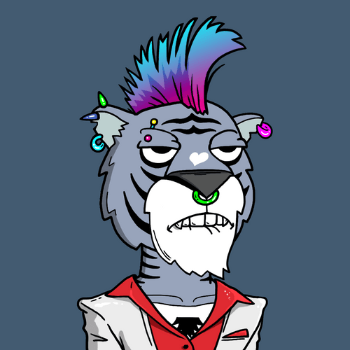 Grouchy Tiger Social Club #9065