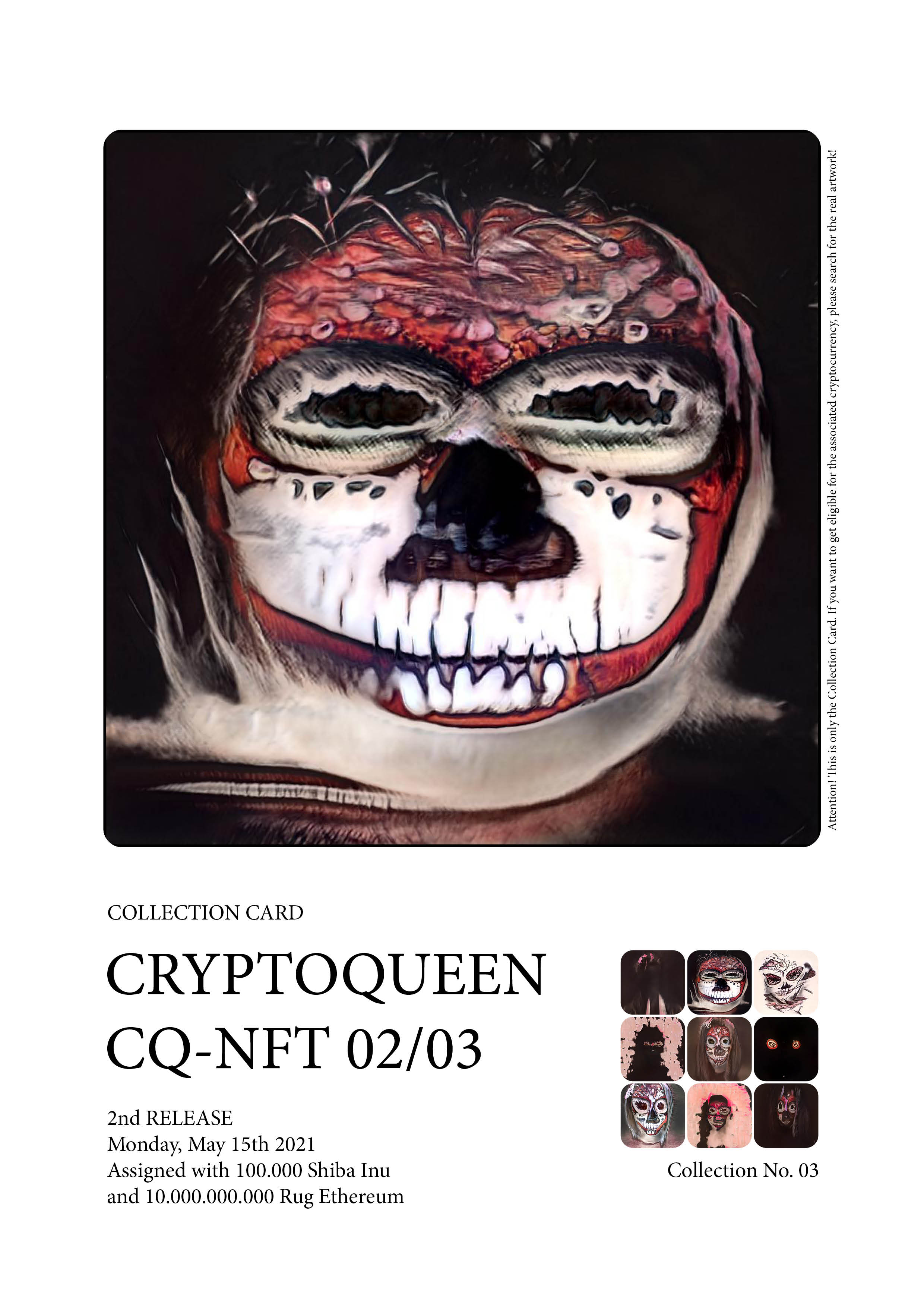 CryptoQueen CQ-NFT 02/03 - Collection Card