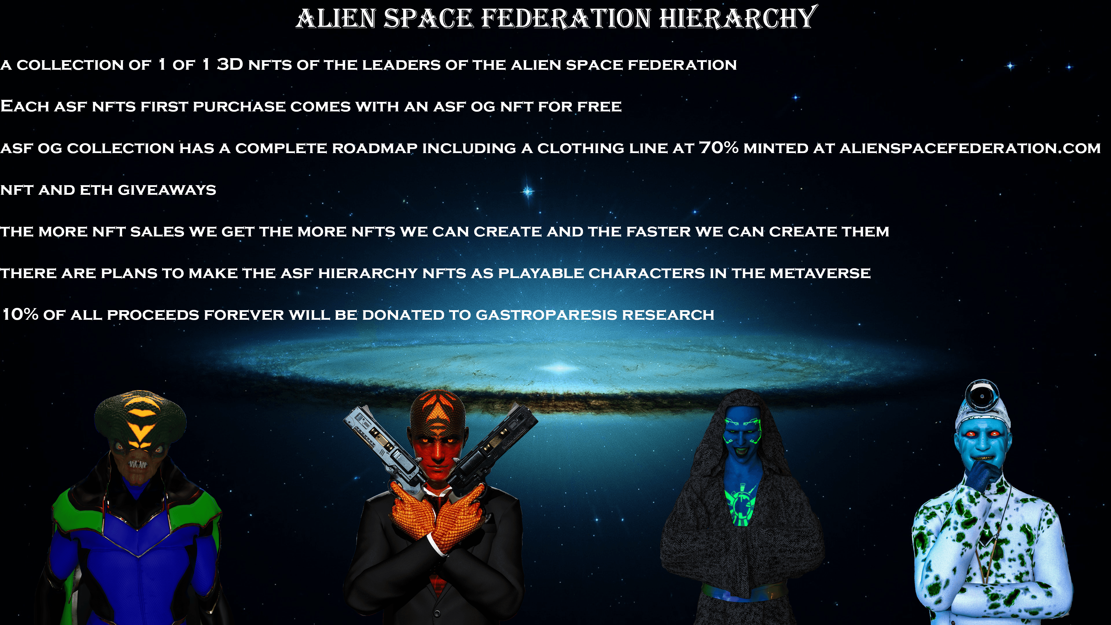 Alien Space Federation Hierarchy Placard