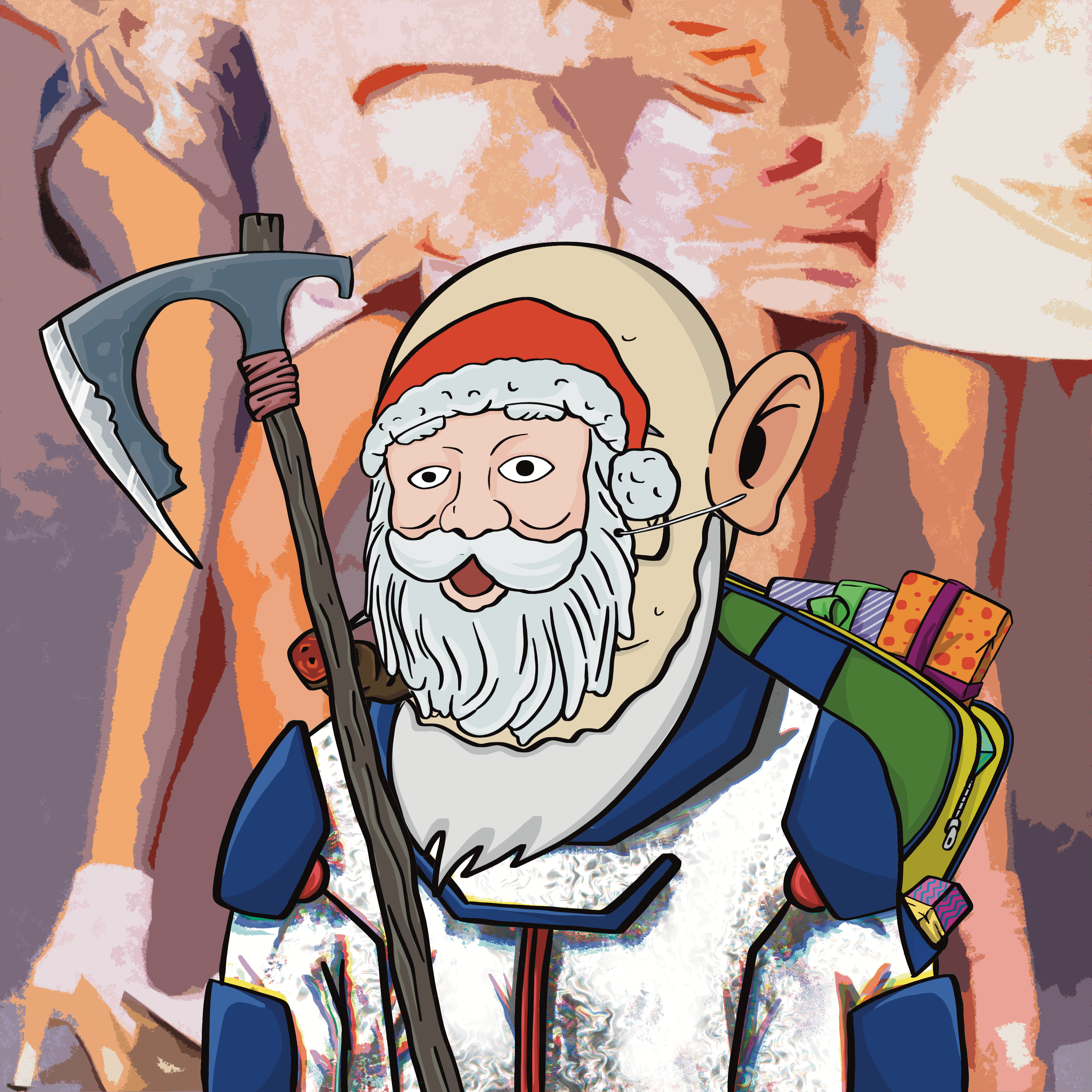 Retro Santa #639