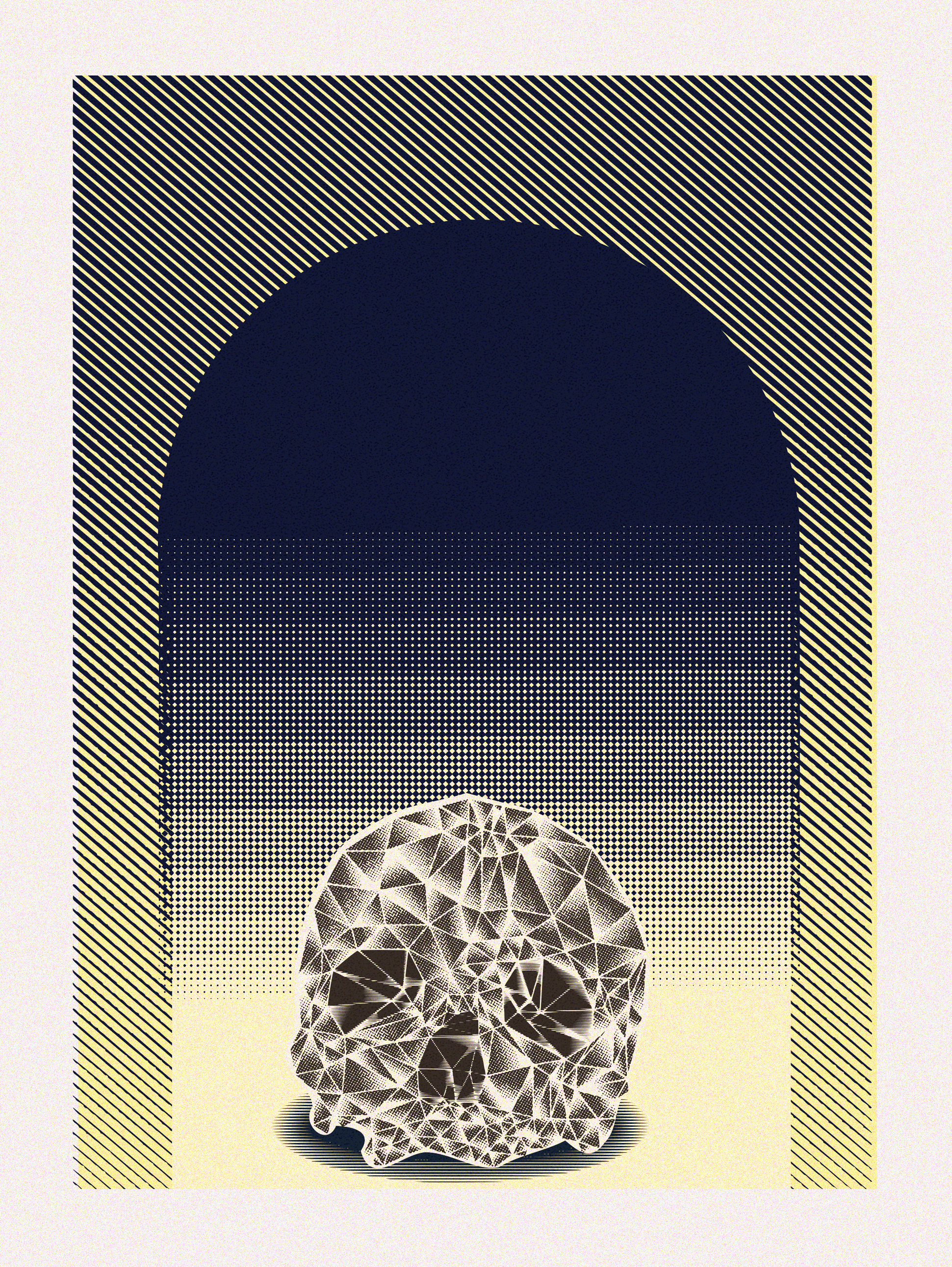 Untitled - Skull in a niche