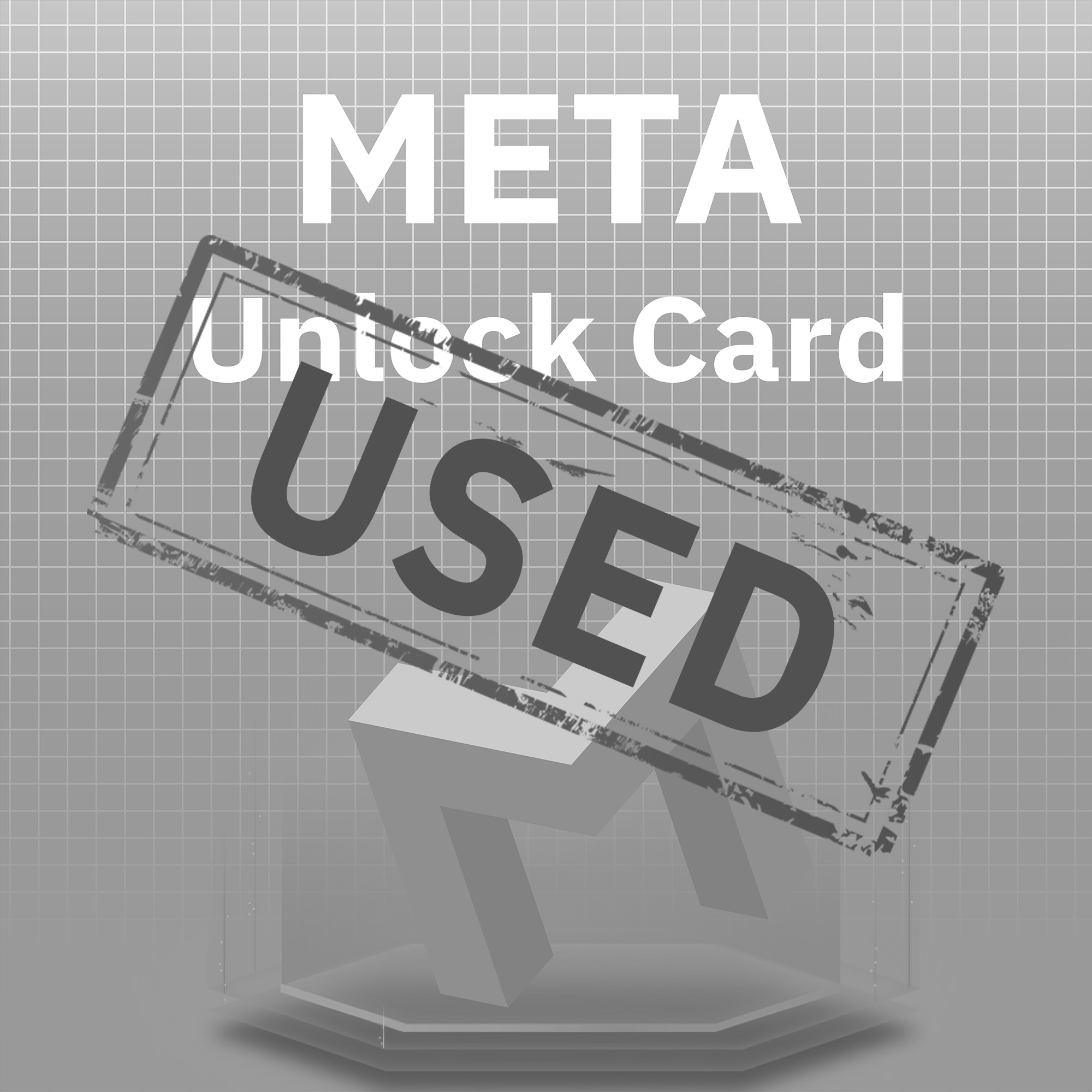 Used M-BOX: 882 $META Unlock Card # 000605