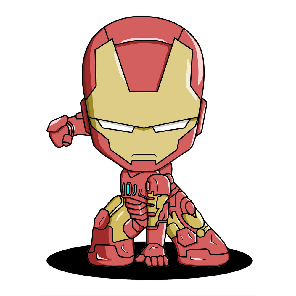 Cute Cartoon IronMan - CuteCryptoCharacters | OpenSea