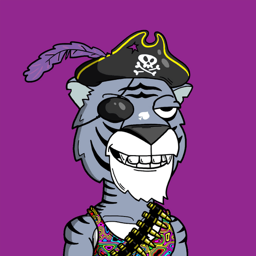 Grouchy Tiger Social Club #8598