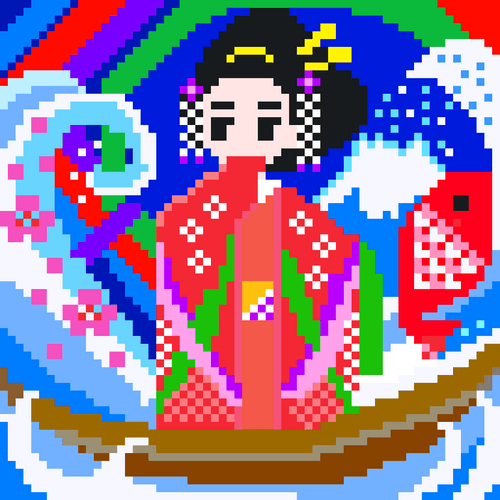 大漁旗　航海