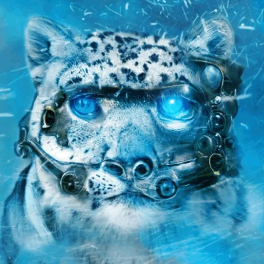 Steampunked #029 - Steampunk Snow Leopard
