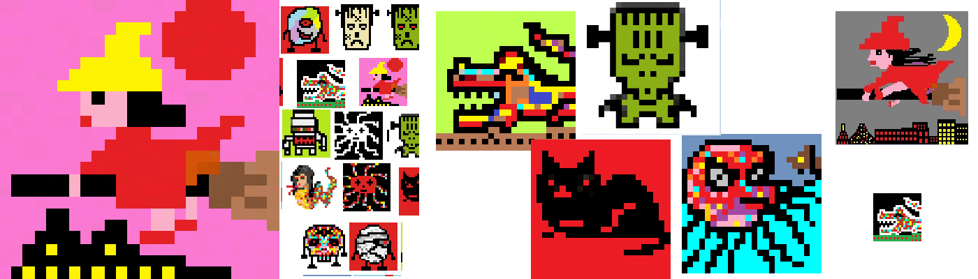 Pixel Kawaii Monsters